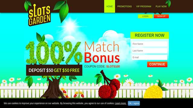 Slots Garden casino screenshot